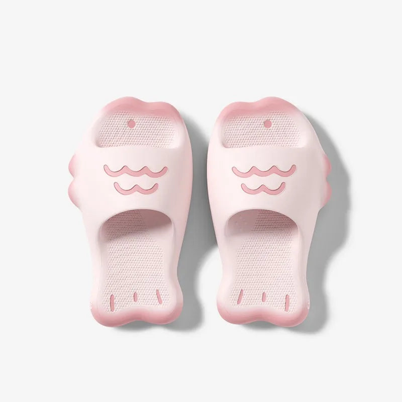 Claquettes Poisson Kawaï Femme Été Bochausson vue complete