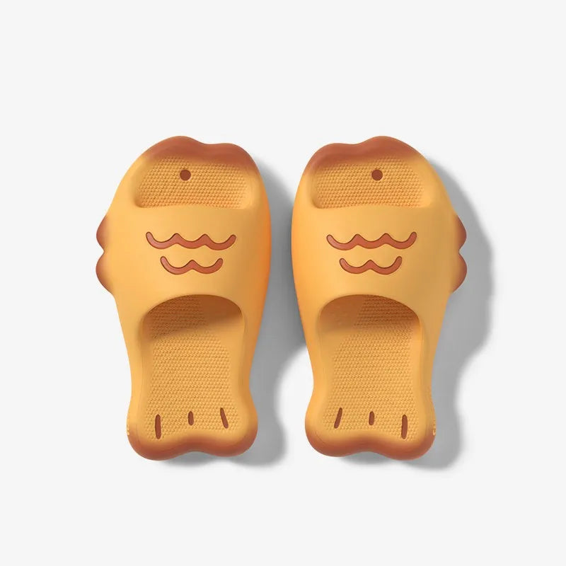 Claquettes Poisson Kawaï Femme Été Bochausson vue arriere