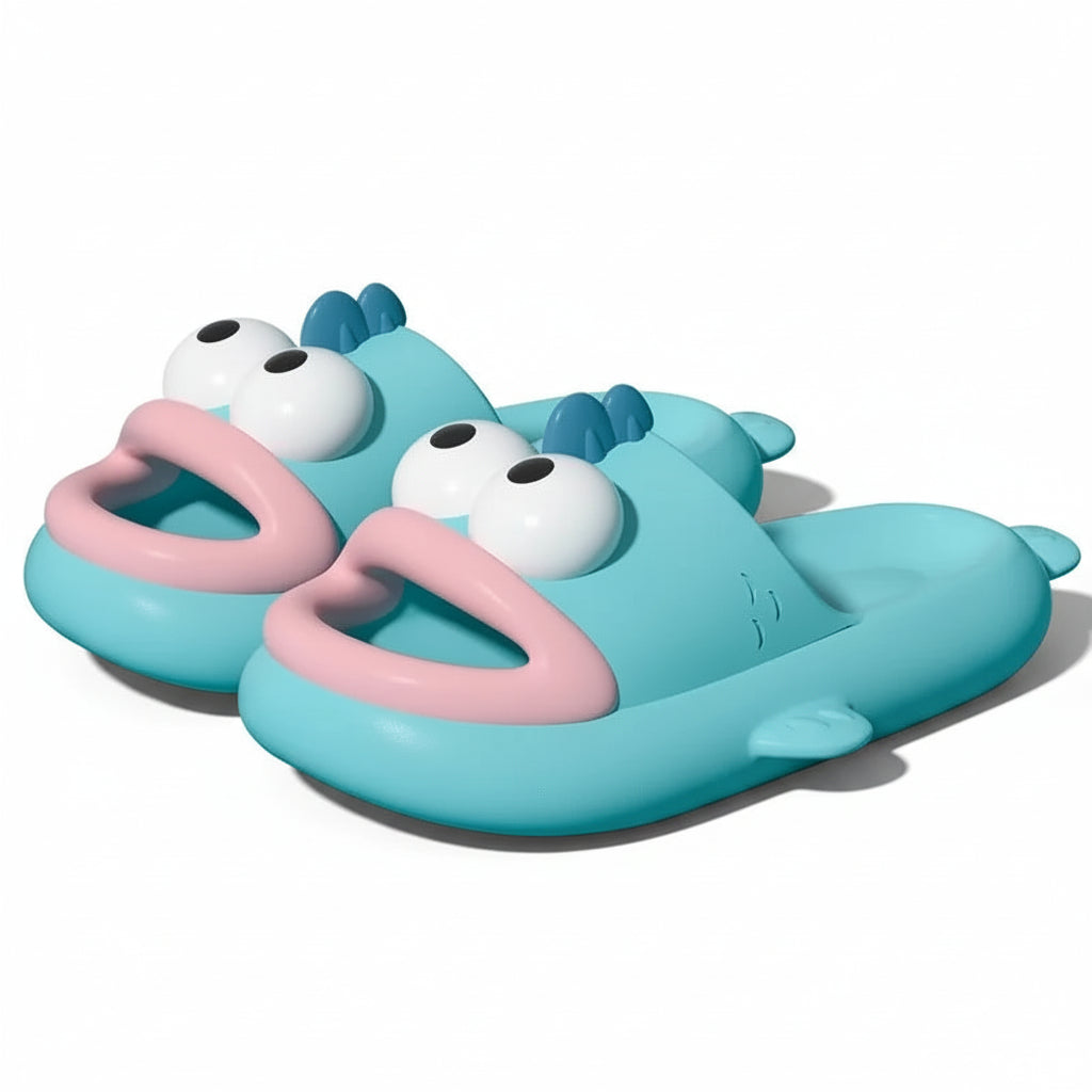 Claquettes Poisson Rigolo Bochausson vue de profil