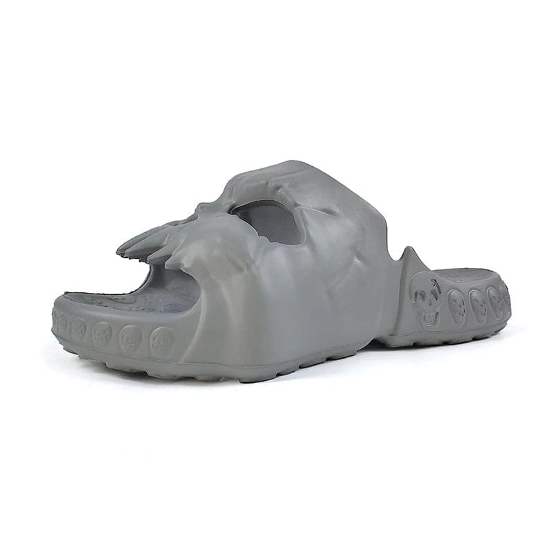 Claquettes Tête de Mort Gris / 40-41