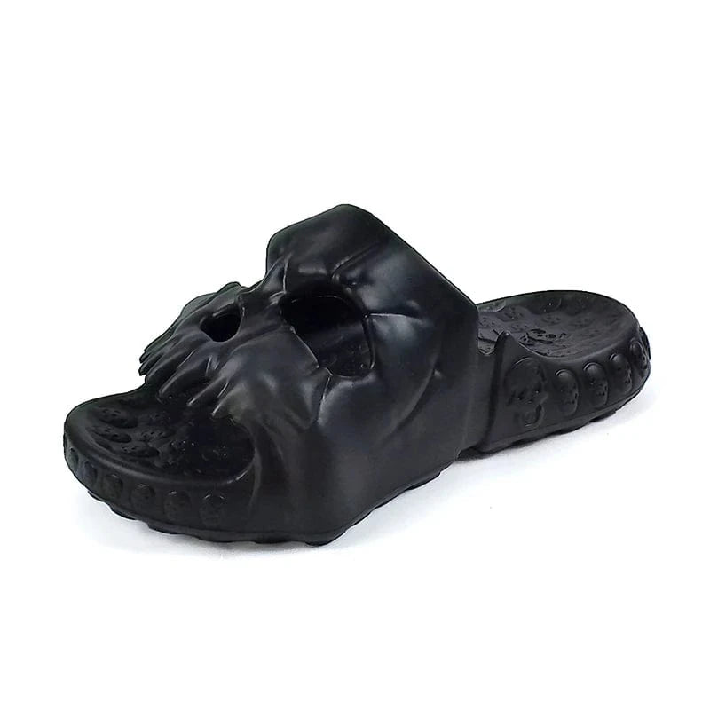 Claquettes Tête de Mort Noir / 40-41