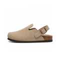 Mules Sabots Cuir Femme Bochausson vue de face