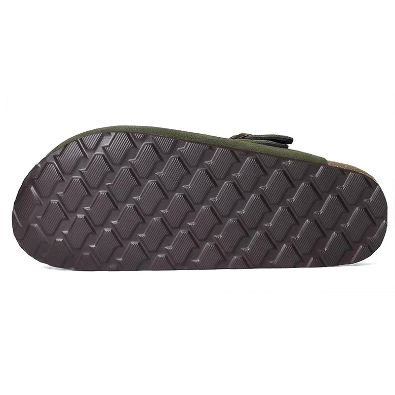 Mules Sabots Cuir Femme Bochausson vue de dessus