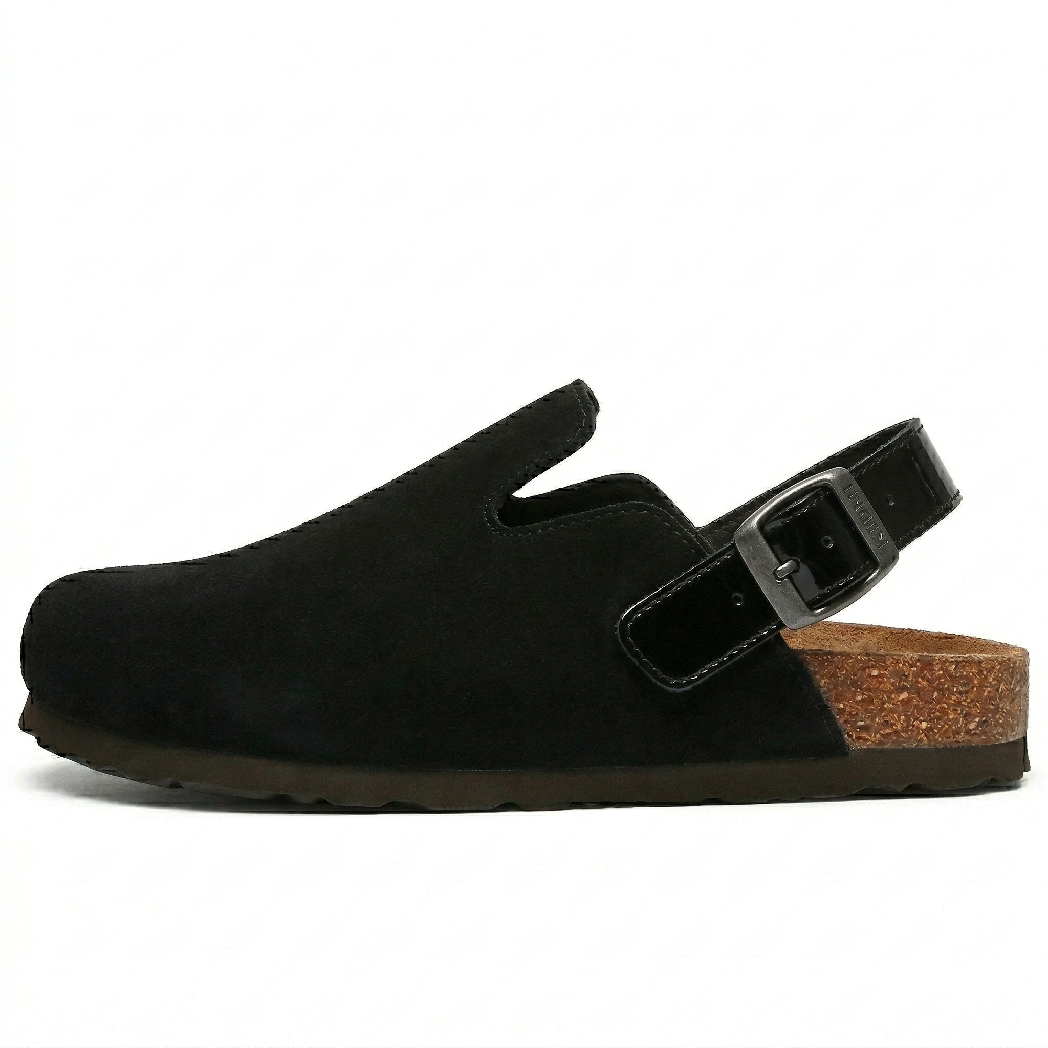 Mules Sabots Cuir Femme Bochausson vue arriere