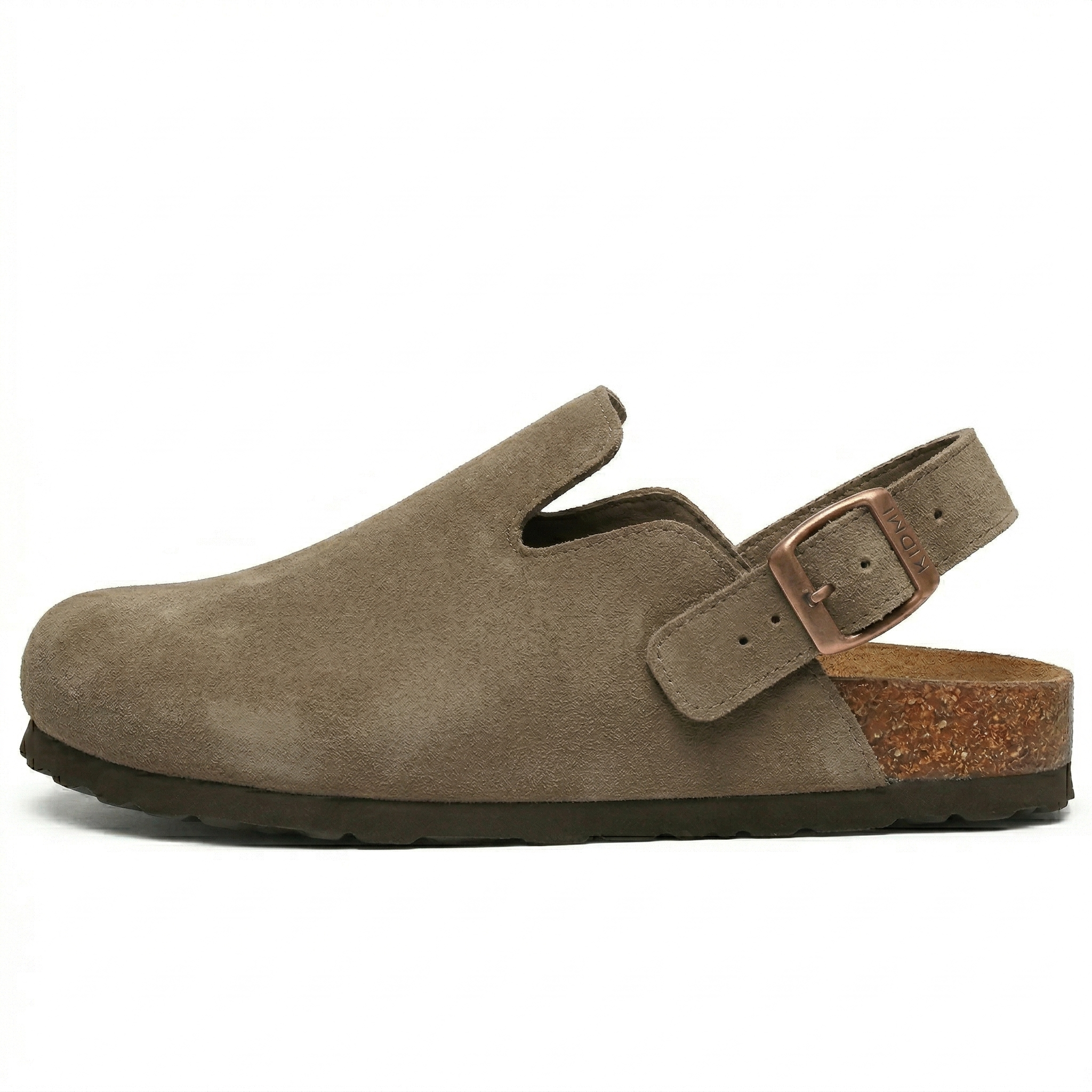 Mules Sabots Cuir Femme Bochausson vue de cote