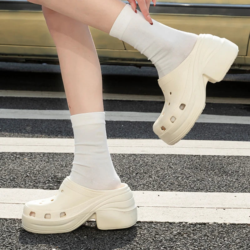 Mules Sabots Femme à Talon Bochausson vue complete