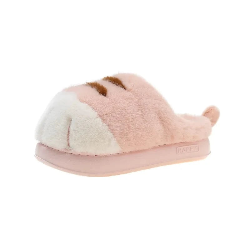 Pantoufles Pattes de Chat Rose / 34-35