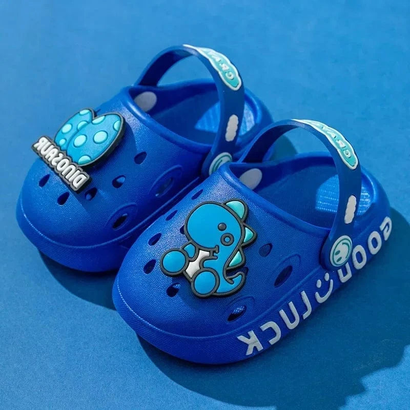 Sabots Dinosaure pour Enfant Bleu / 18-19
