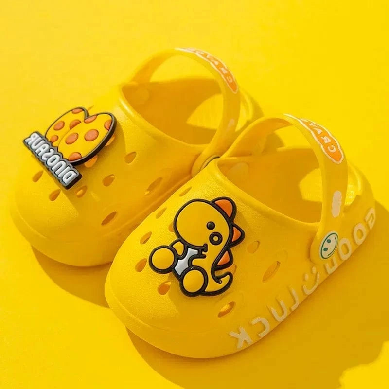 Sabots Dinosaure pour Enfant Jaune / 18-19