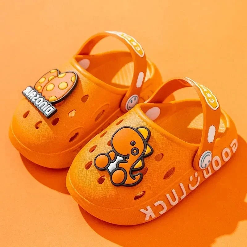 Sabots Dinosaure pour Enfant Orange / 18-19