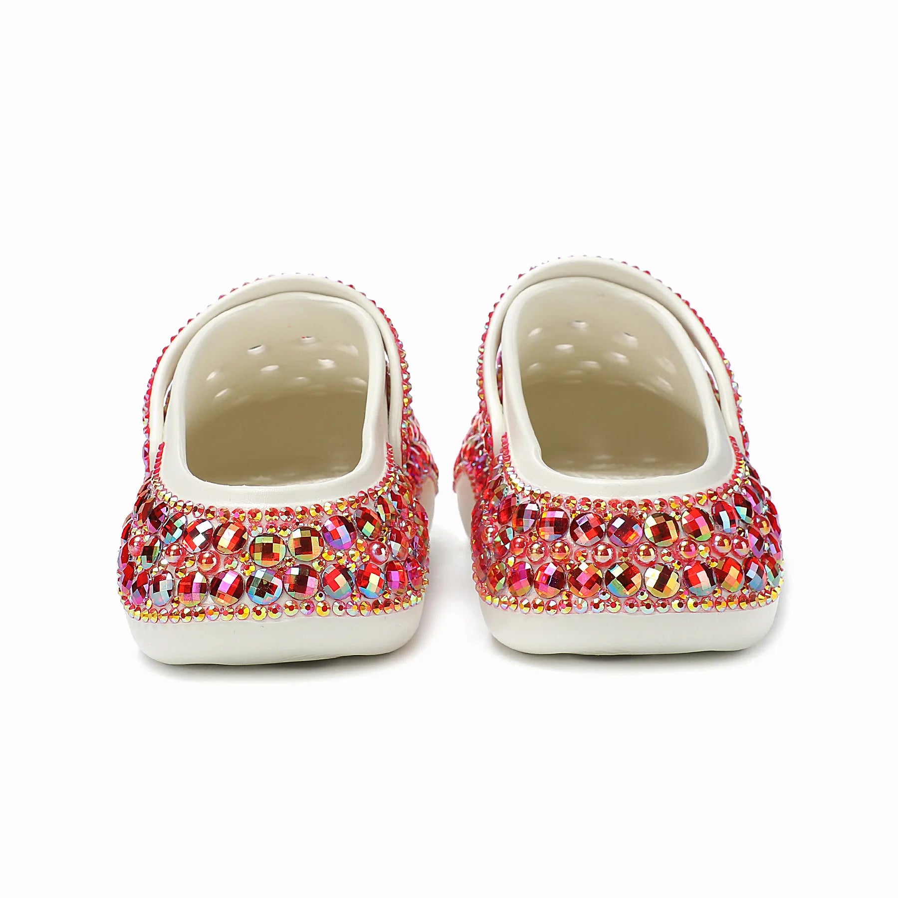 Sabot Paillettes Cristal Rouge Bochausson vue d ensemble