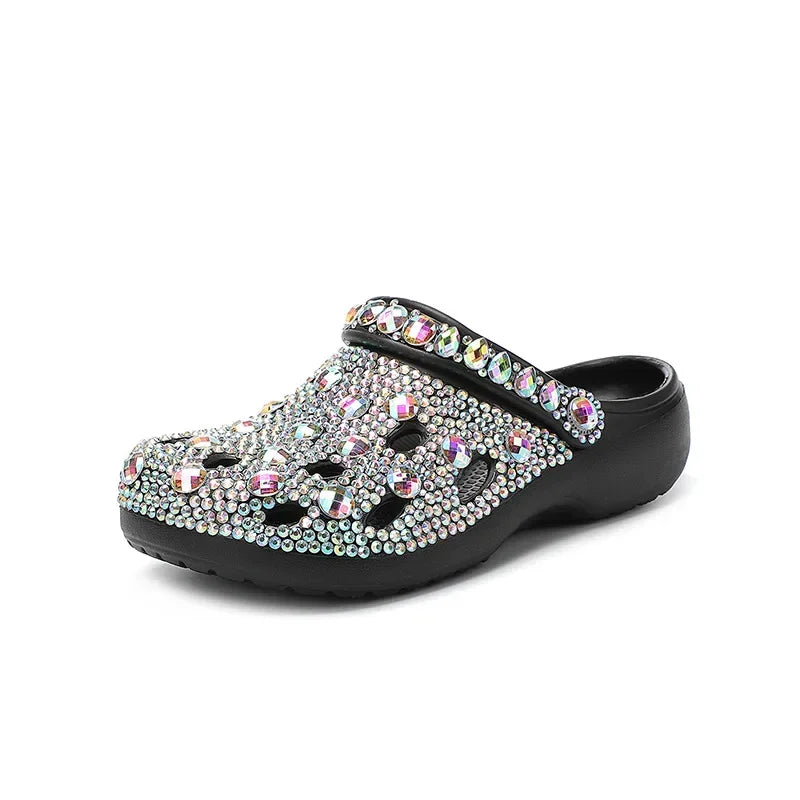 Sabots à Strass Bochausson vue de dessus