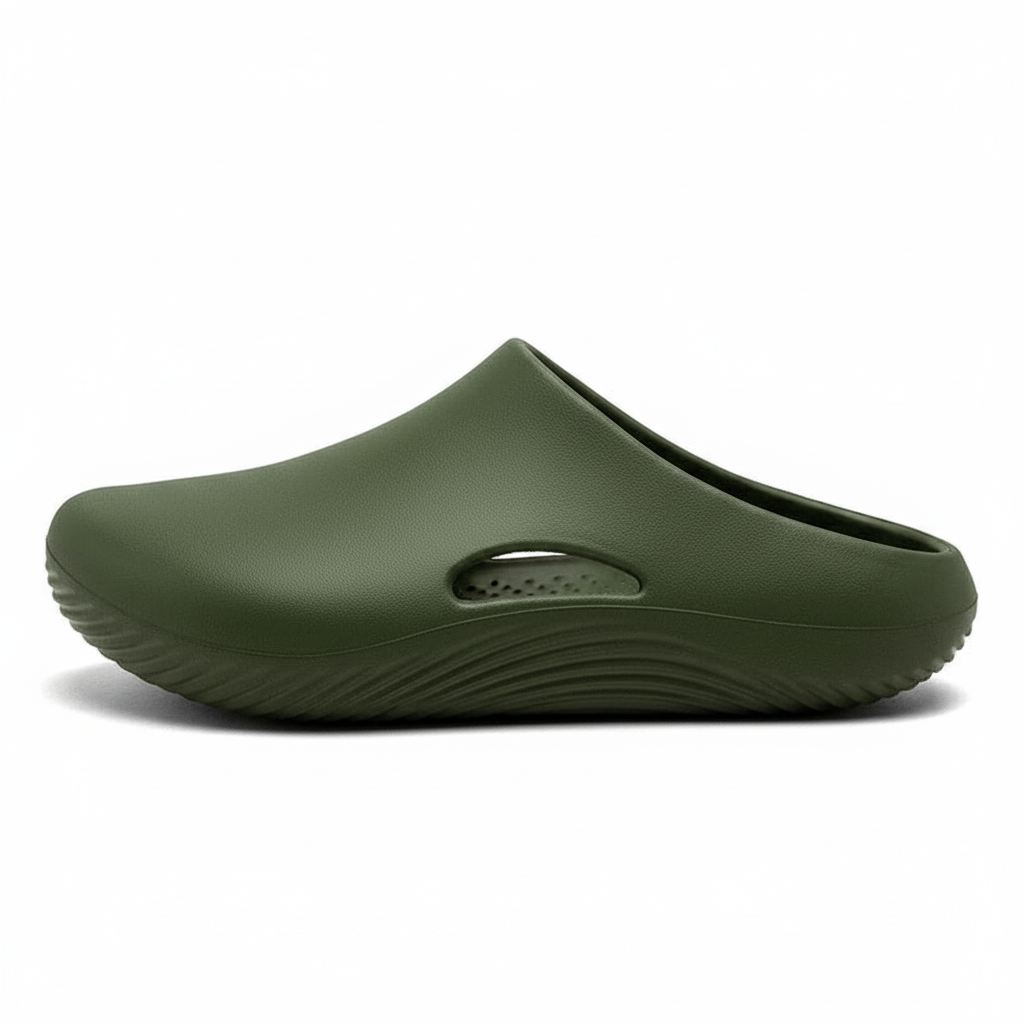 Sabots en Plastique pour Homme Vert foncé / 39