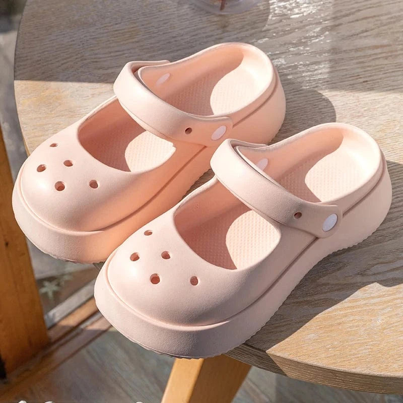 Sabots en Plastique pour Femme Rose / 35-36