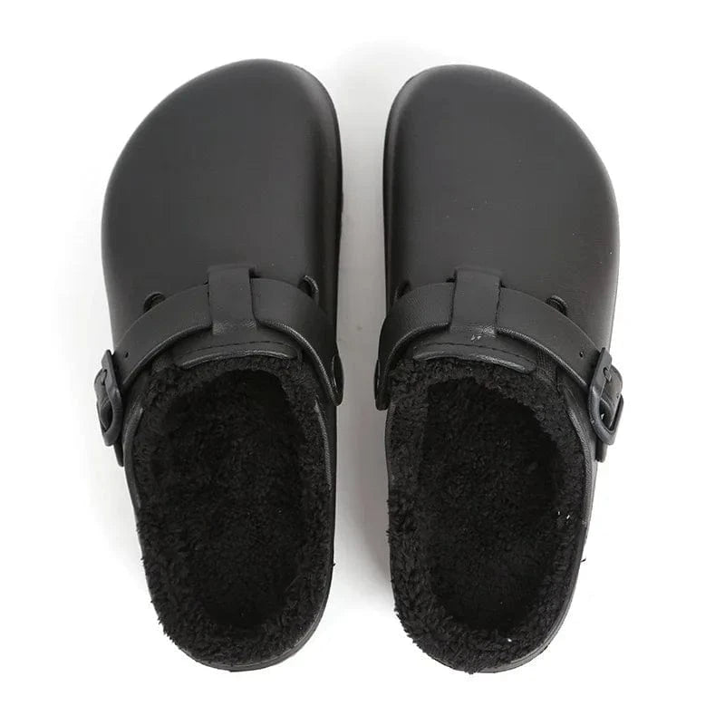 Sabots Fourrés pour Homme Noir / 39-40