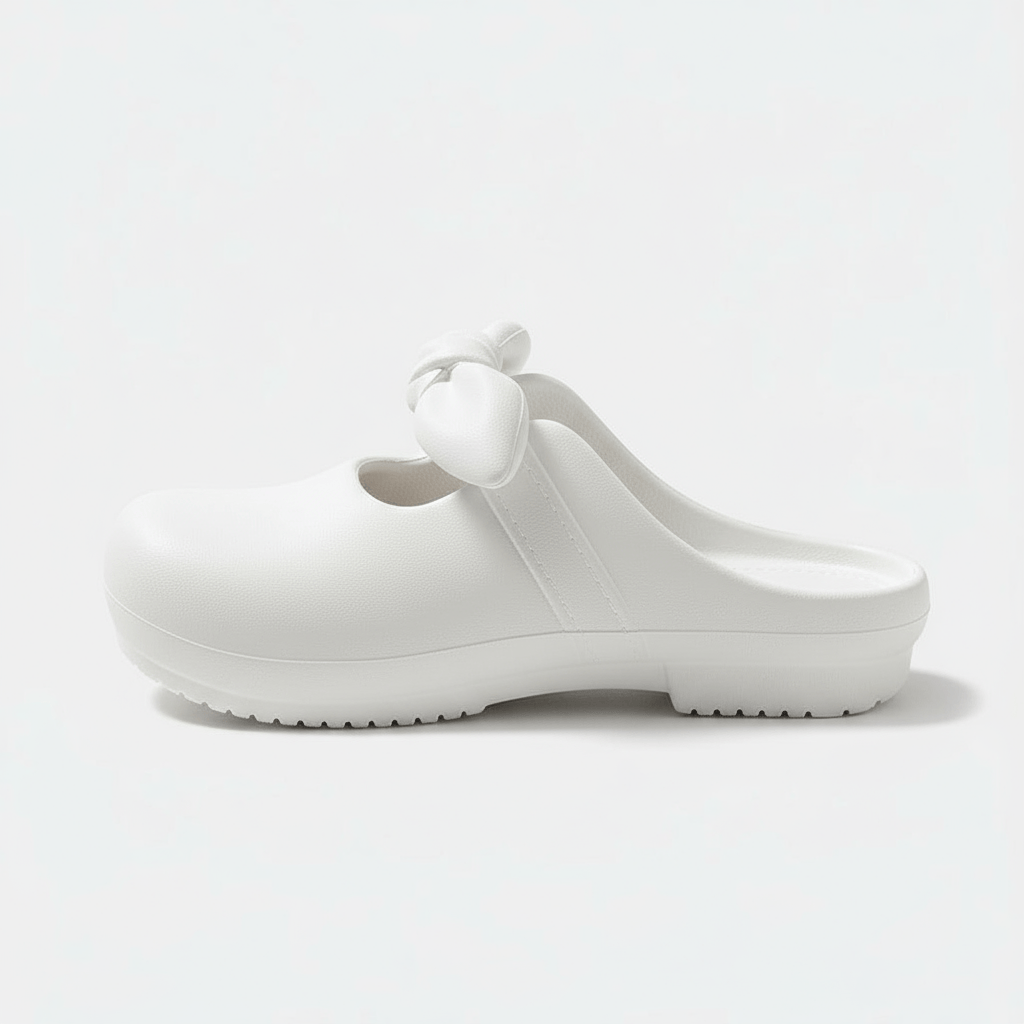Sabots Originaux en Plastique pour Femme Blanc / 35-36