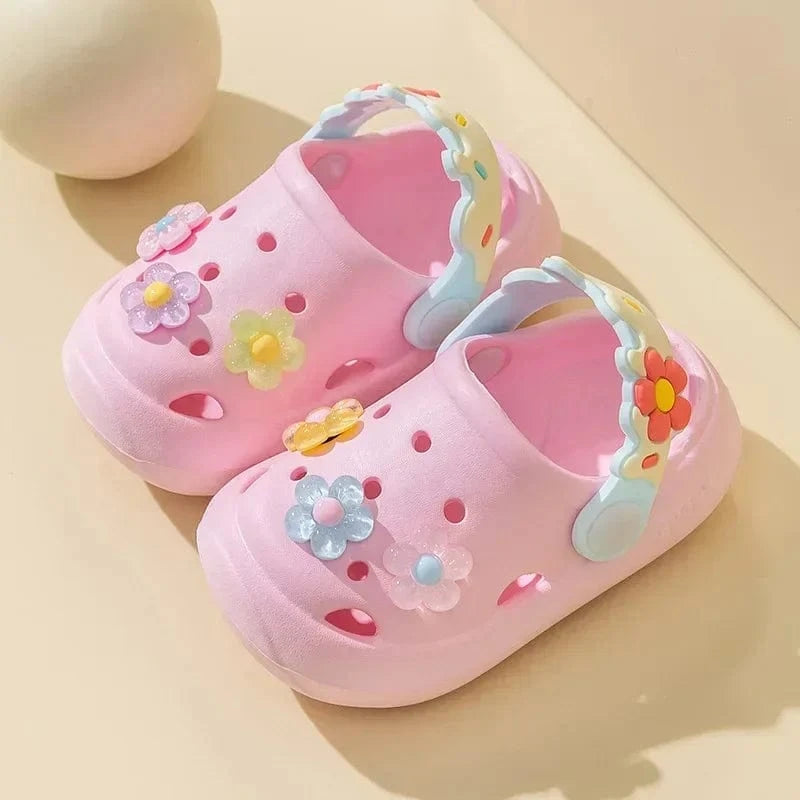 Sabots pour Petite Fille Rose / 18-19