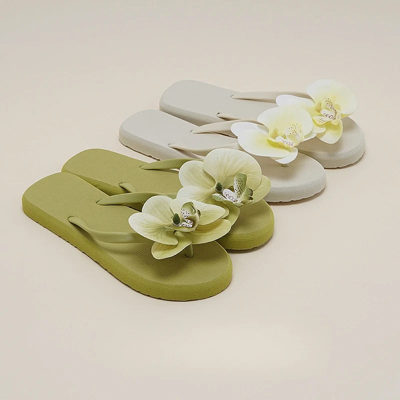 Tongs Orchidee Bochausson vue de profil